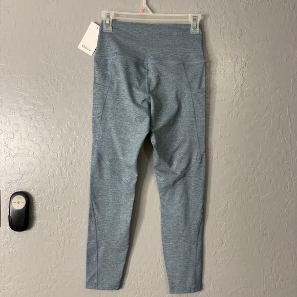 Quince Ultra Soft High Rise Pocket Legging, Heather Sky Blue, S - Picture 2 of 6